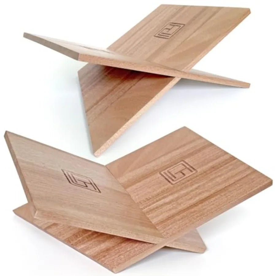 Folio Wood Book Stand — Angled Mahogany Display Holder for Cookbooks, Art Books & Reading | 12.5"