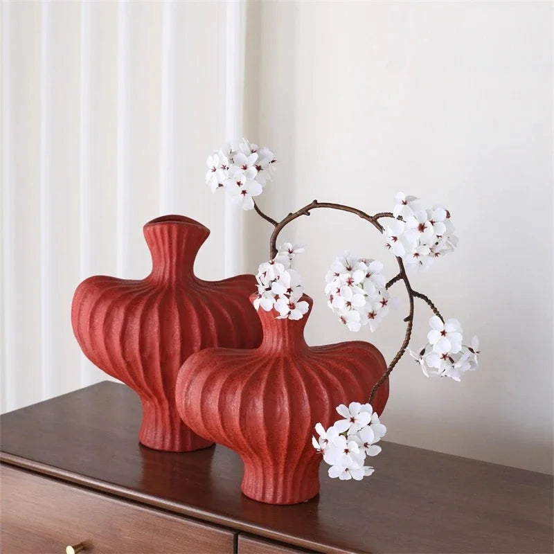 Dusk — Black Belly Ceramic Vase