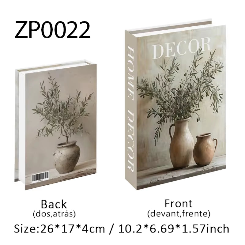 Designer Faux Book Storage Box – Luxury Coffee Table Decor with Hidden Storage