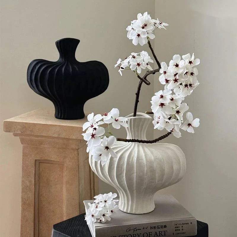 Dusk — Black Belly Ceramic Vase