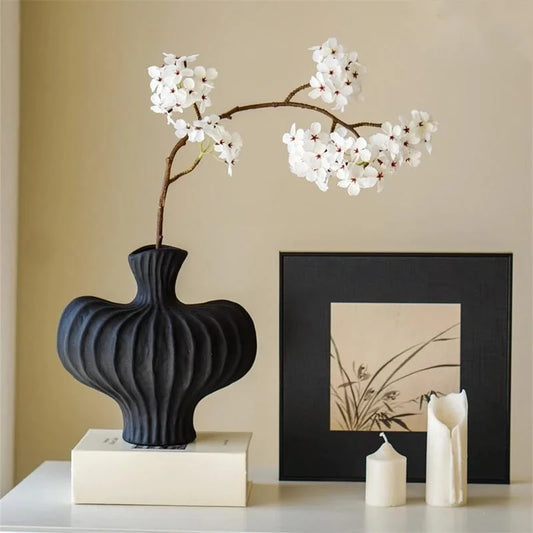 Dusk — Black Belly Ceramic Vase