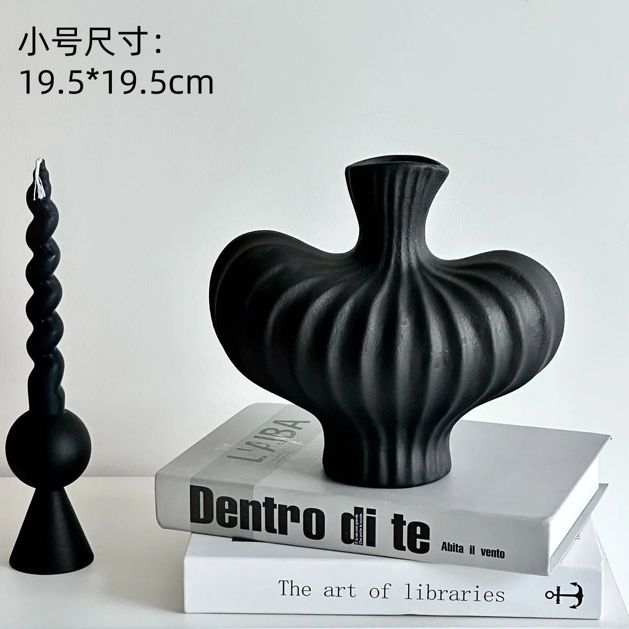 Dusk — Black Belly Ceramic Vase