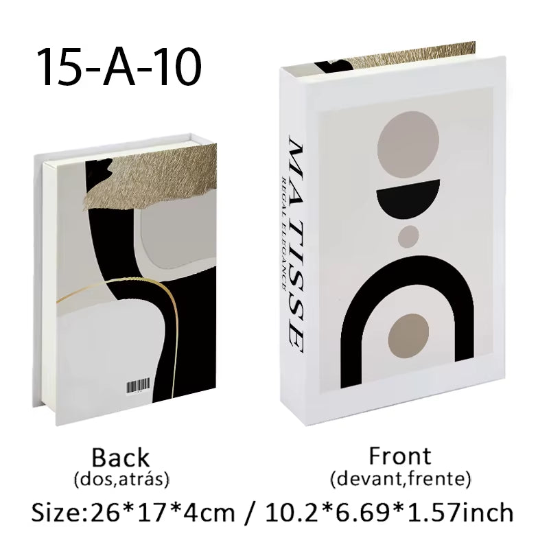 Designer Faux Book Storage Box – Luxury Coffee Table Decor with Hidden Storage