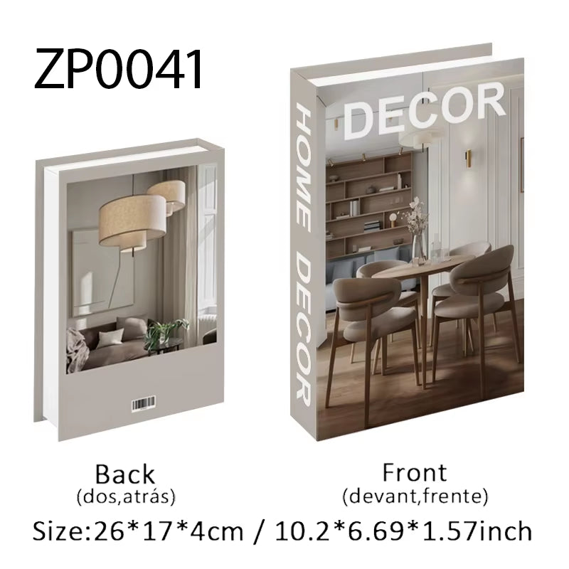 Designer Faux Book Storage Box – Luxury Coffee Table Decor with Hidden Storage