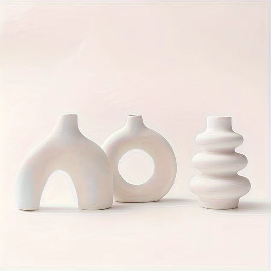 Bohemian Ceramic Vase Set, Decorative Vase Ornaments, Wedding Living Room, Bedroom, Coffee Shop, Dining Table Decoration Gifts