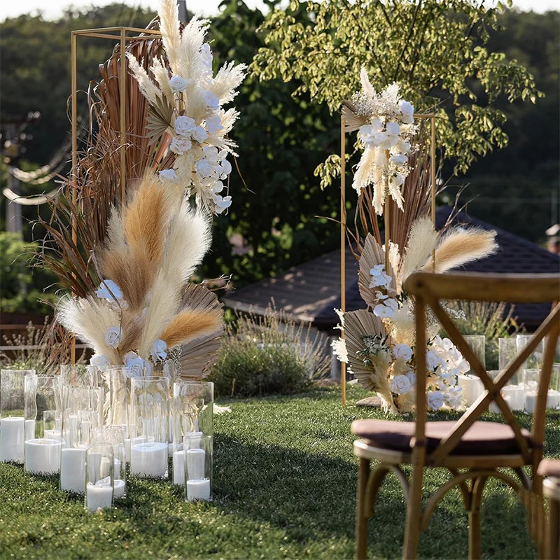 Artificial Pampas Grass (6/12/15 pcs, 55cm) – Boho Silk Reed Decor for Vase, Table Styling & Wedding Centerpieces