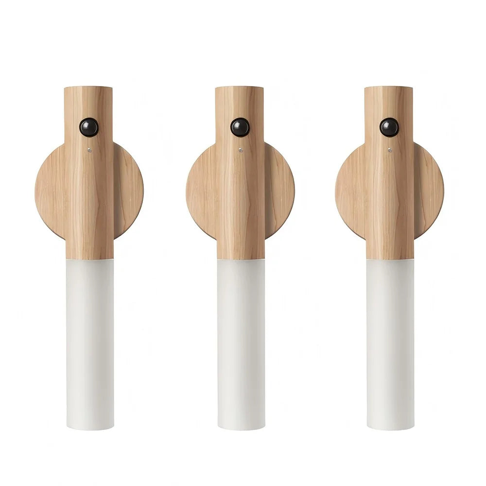 Intelligent Human Body Induction Night Light – LED Rechargeable Motion Sensor Wall Lamp for Corridor, Cabinet, Toilet & Home Lighting (1PC)