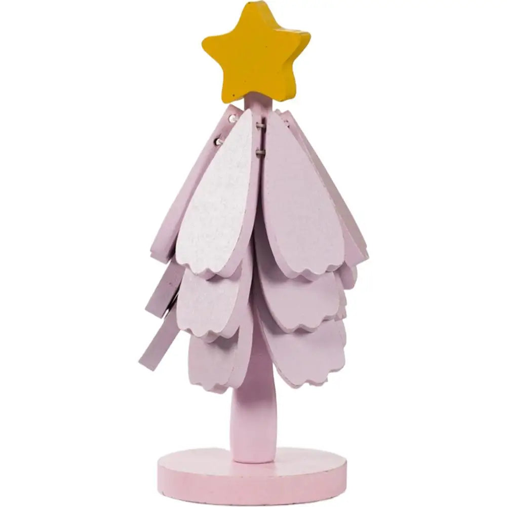 Wooden Christmas Tree Coaster Set – Heat-Resistant Insulation Mat for Holiday Dining & Décor