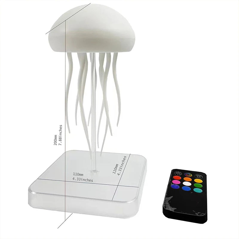 LED Aurora Jellyfish Lamp – 9 Tentacles | RGB Gradient | Remote Control