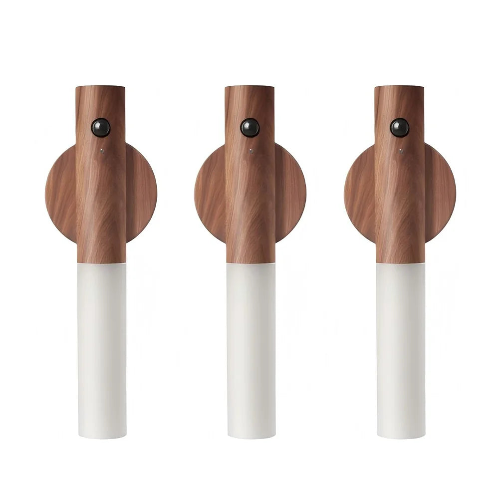 Intelligent Human Body Induction Night Light – LED Rechargeable Motion Sensor Wall Lamp for Corridor, Cabinet, Toilet & Home Lighting (1PC)