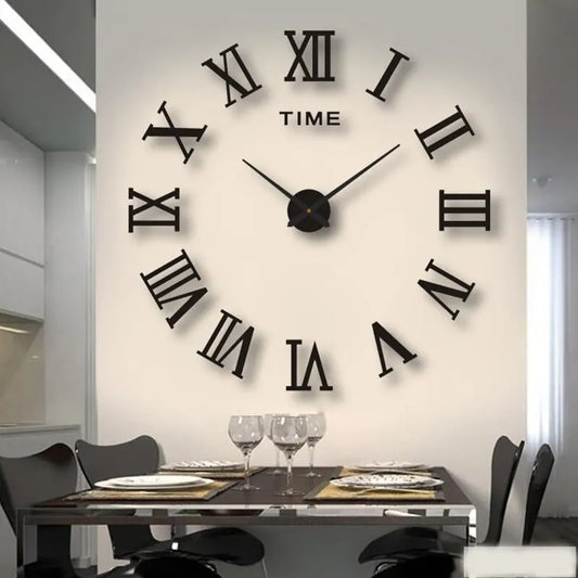 Lune & Leaf Aurelia 3D Roman Mirror Clock