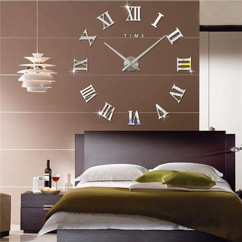 Lune & Leaf Aurelia 3D Roman Mirror Clock