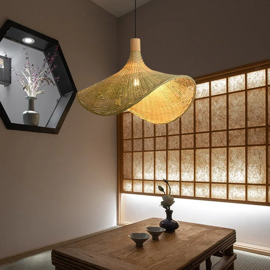 Lantern — Handwoven Bamboo Pendant Light