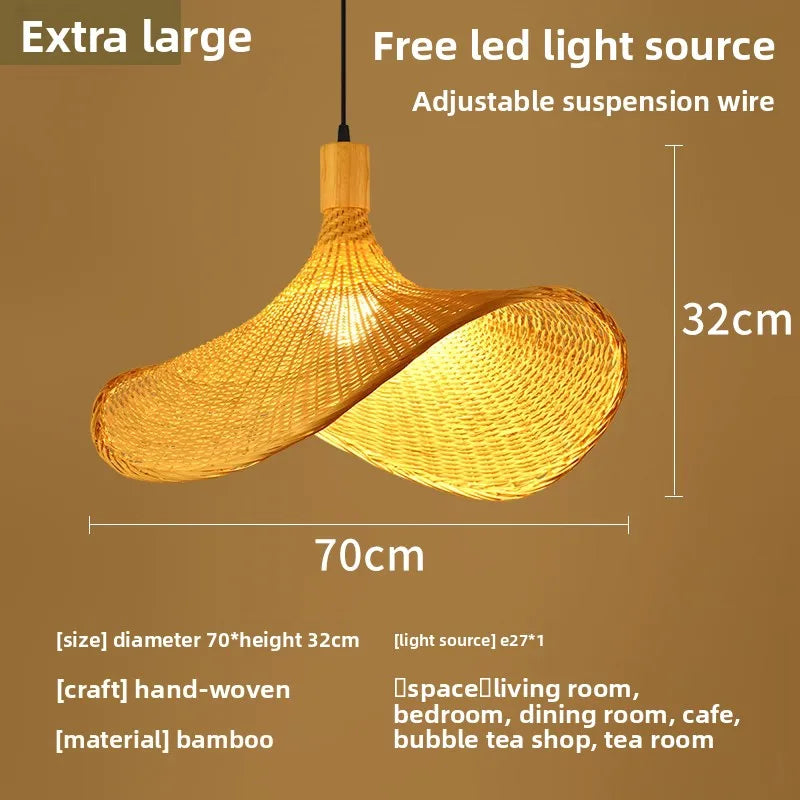 Lantern — Handwoven Bamboo Pendant Light