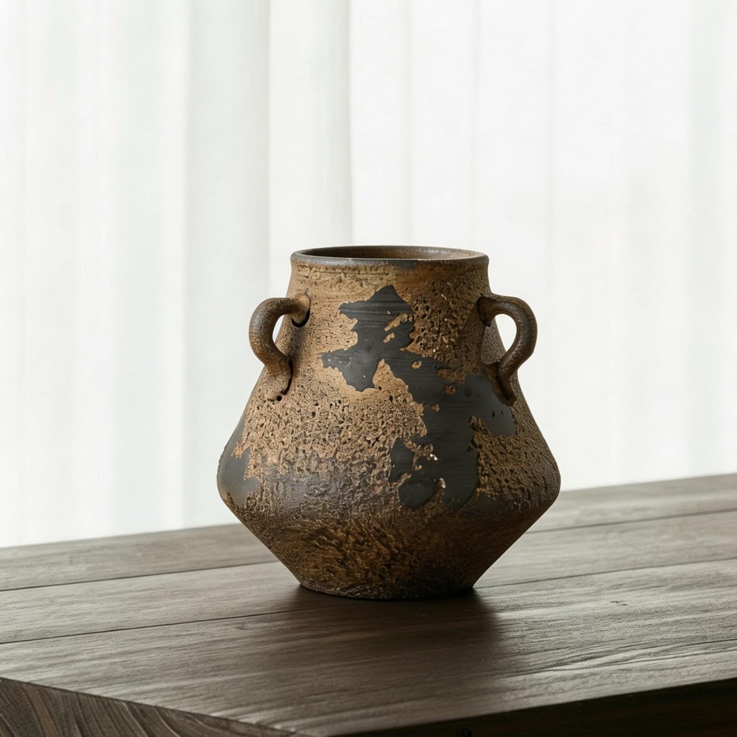 Terra — Tall Terracotta Farmhouse Vase, 11.4"