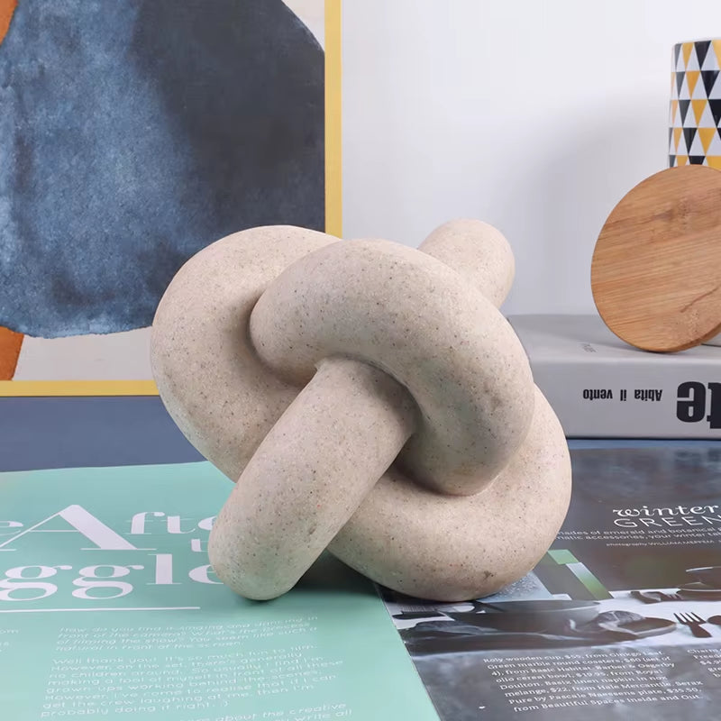 Geometric Ring Decorative Sculpture