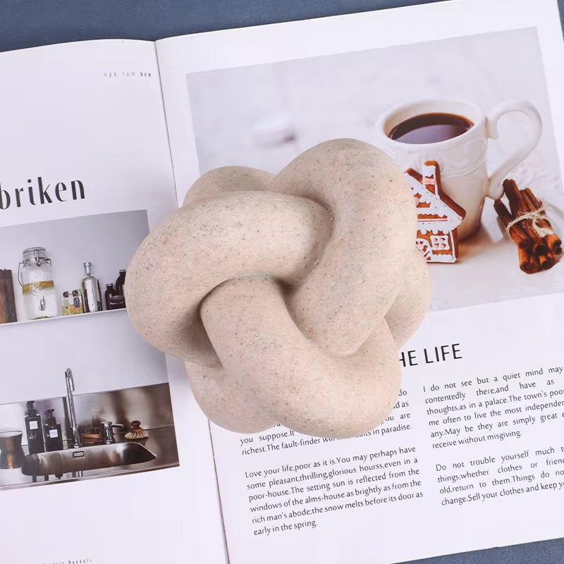 Geometric Ring Decorative Sculpture