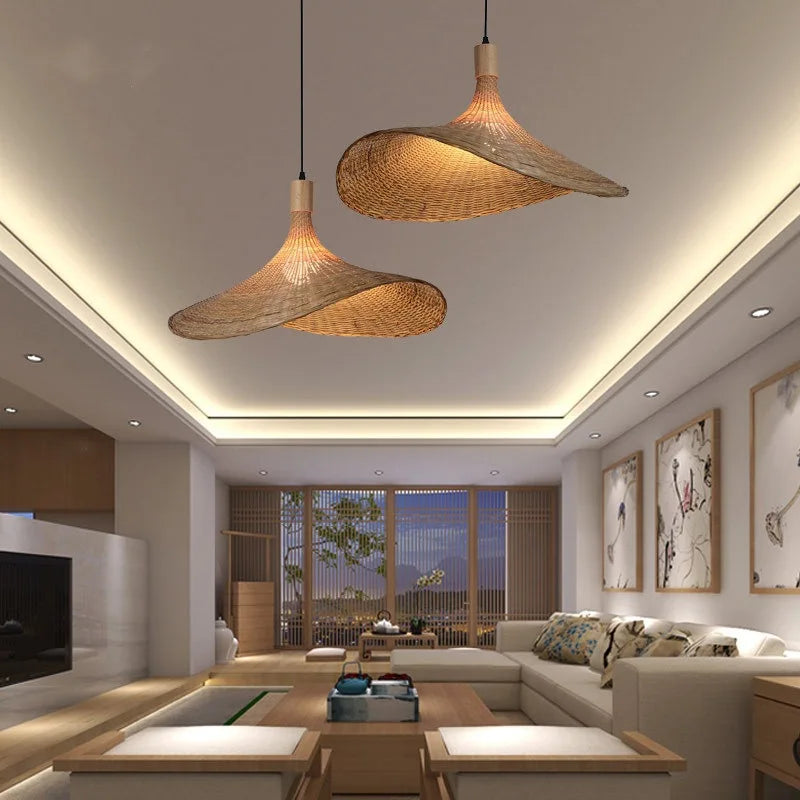 Lantern — Handwoven Bamboo Pendant Light