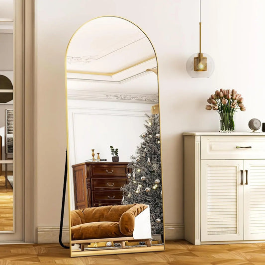 Arch — Full length arched floor mirror, 26" x 71"